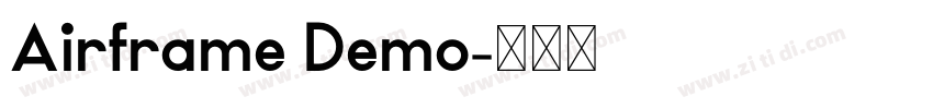 Airframe Demo字体转换
